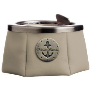 SKU: 30122 - ASHTRAY WITH LID WINDPROOF – PREMIUM ECRU