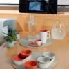 SKU: 11015 - MELAMINE SNACK SET SUMMER – BONE, 3 PCS.