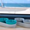 SKU: 11015 - MELAMINE SNACK SET SUMMER – BONE, 3 PCS.