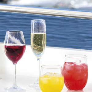 SKU: 28105 - NON SLIP CHAMPAGNE FLUTE PARTY – CLEAR – TRITAN, 6 PC