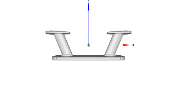 Mushroom-shape bollar