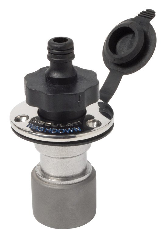 Bayonet flush fitting for washdown