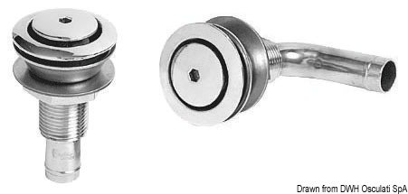 Cast and mirror polished AISI316 stainless steel fuel vents