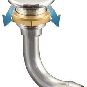 Full Flush chromed-brass fuel vent