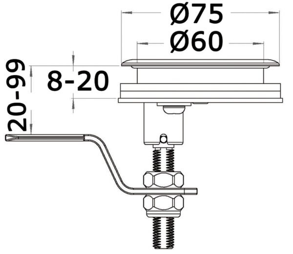 Cam Latch flush latch