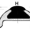 Bumper fenders with anodised aluminium base