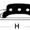 Bumper fenders with anodised aluminium base
