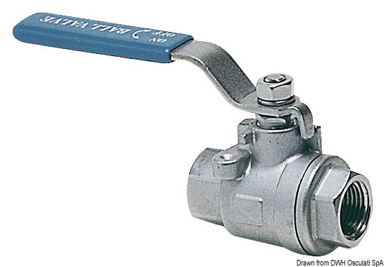 Full-flow ball valve AISI 316 1/2"