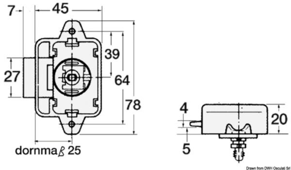 Simple nylon ratchet anti-vibration stopper
