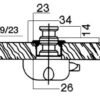 Simple nylon ratchet anti-vibration stopper