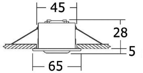 ALTAIR compact and adjustable LED spotlight (Part No:  13.437.15)