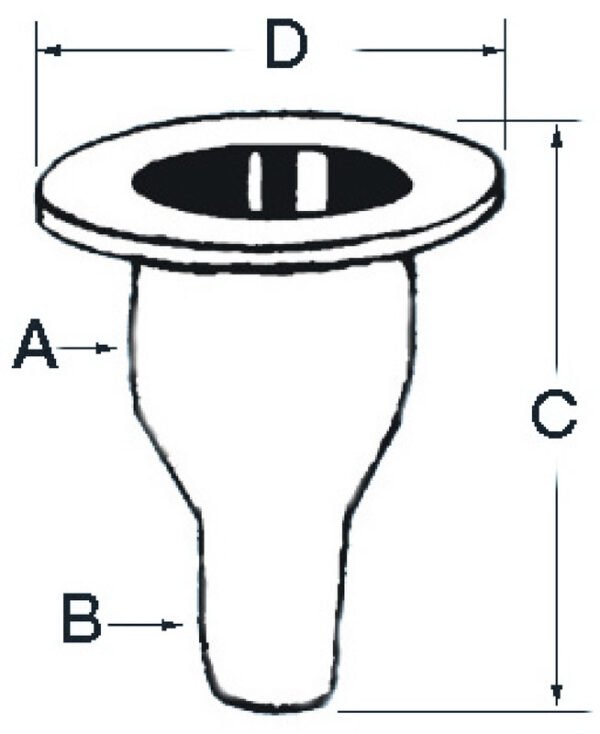 Skin fitting with polypropylene hose adaptor