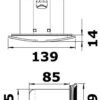 Sound built-in horn Oblong version