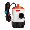 Model -SFBP1-G600-03-03 Series 12V 600GPH Seaflo Bilge Pump/Side Mounting Strainer Base