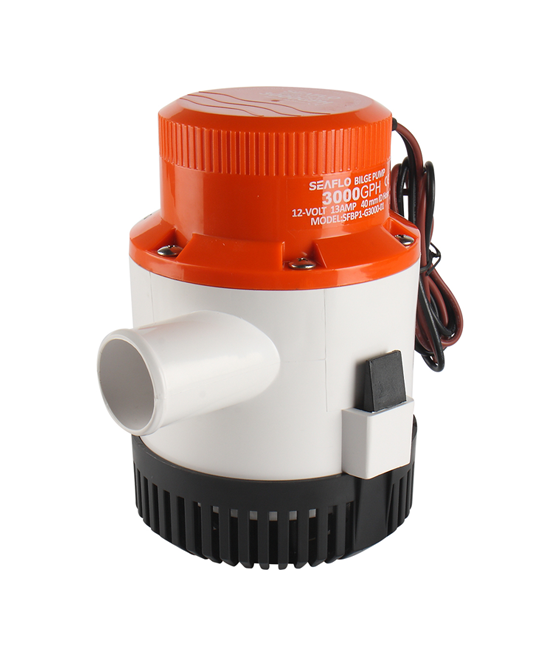 Model -SFBP2-G3000-01-01 Series 3000GPH Seaflo Bilge Pump 24V