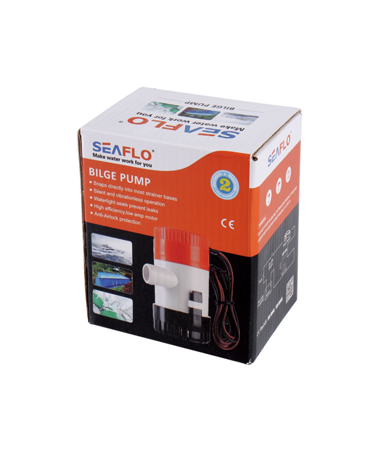 Model -SFBP1-G350-01-01 Series 350GPH Seaflo Bilge Pump