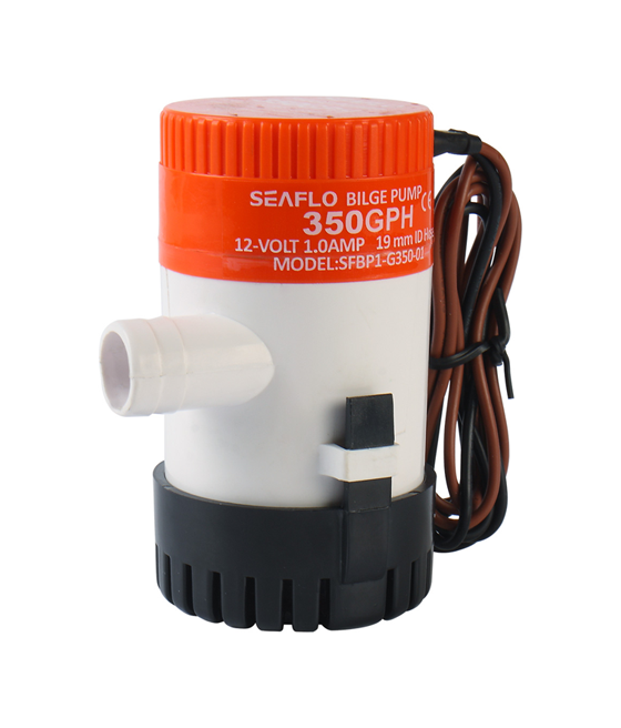 Model -SFBP1-G350-01-01 Series 350GPH Seaflo Bilge Pump