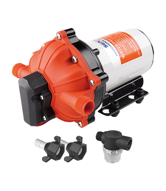 Model -SFDPA1-050-060-51 NEW-DC Diaphragm Pumps (Short) 115v Seaflo