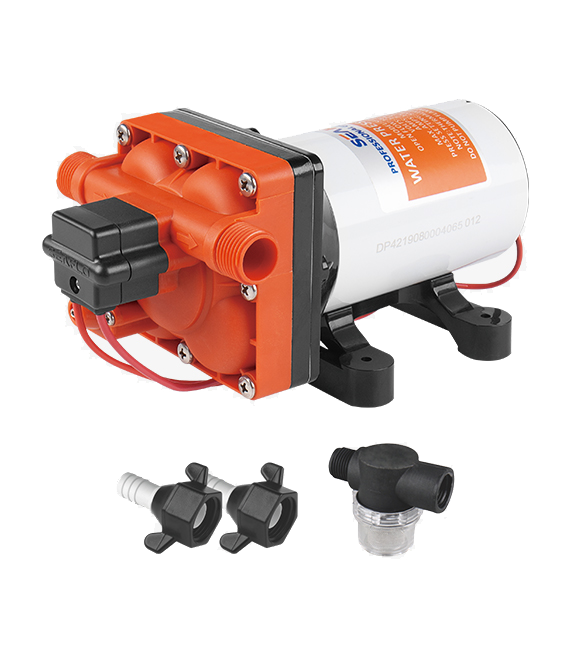 Model -SFDP2-040-055-42-Diaphragm Pump (Long) 24v Seaflo
