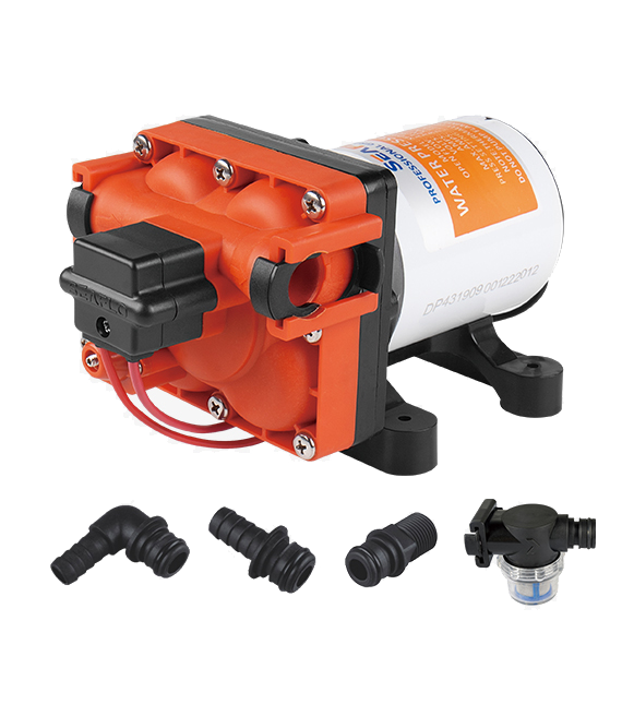 Model -SFDP1-030-055-43-DC Diaphragm Pump (Self-priming pump, silent booster pump) 12v Seaflo