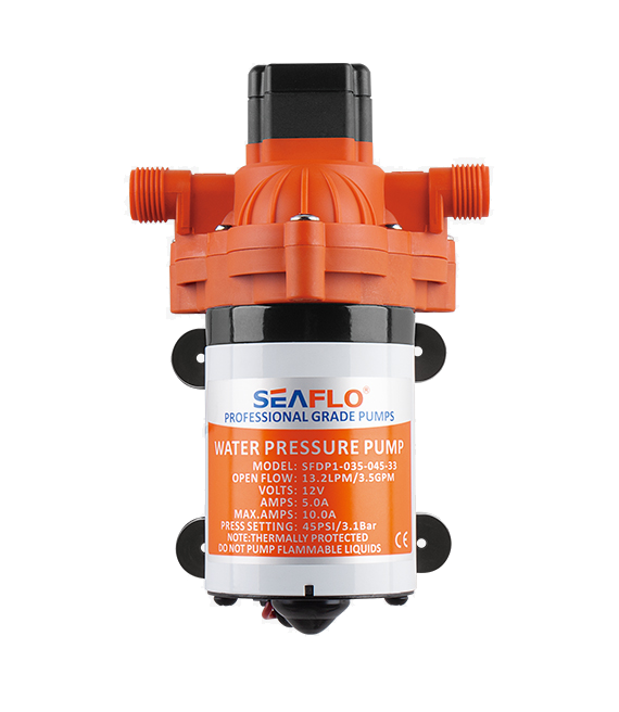 Model -SFDP2-028-045-33 - DC Diaphragm Pump 24v Seaflo