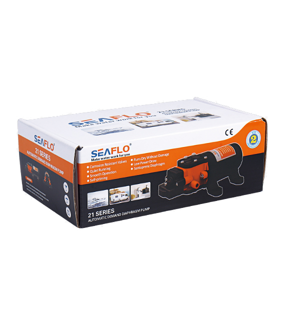 Model -SFDP2-011-070-21 -Diaphragm booster pump 24v Seaflo