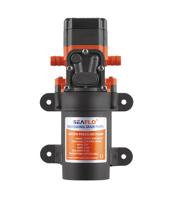 Model -SFDP2-011-070-21 -Diaphragm booster pump 24v Seaflo