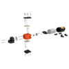 Model -SFDP2-011-070-21 -Diaphragm booster pump 24v Seaflo