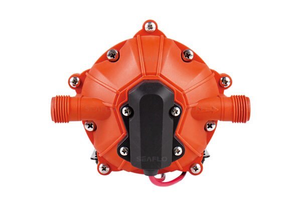 image description Model -SFDPA1-050-060-55-55-Automatic Demand Diaphragm Pump 115v Seaflo