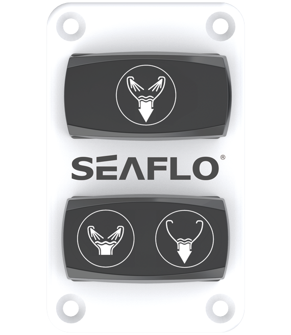 Model -SFMTE1-04-12V-SEAFLO Quiet Flush Electric Toilet-Seawater(Compact)