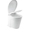 Model -SFMTE1-08-12V-20A-SEAFLO Deluxe Flush Electric Toilets-Smart Flushing