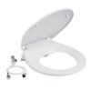 Model -SFMTE1-08-12V-20A-SEAFLO Deluxe Flush Electric Toilets-Smart Flushing