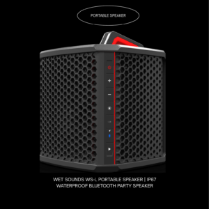 Wet Sounds WS-L Portable Speaker | IP67 Waterproof Bluetooth Party Speaker